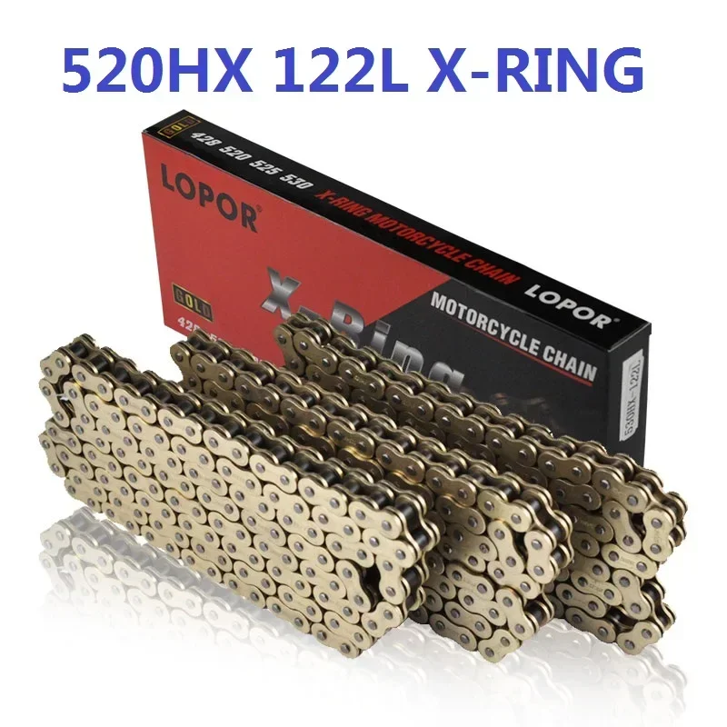 428 520 525 530 O-Ring X-Ring motorcycle drive chain contains a connector for YAMAHA HONDA SUZUKI KAWASAKI YZ YZF CRF CBR GSXR