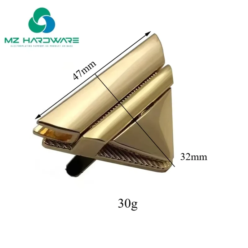 MZhardware 1 قطعة بالجملة قفل نقر ذهبي فاتح - مشبك عالي التحمل لأجهزة المحافظ بإطار حقيبة اليد
