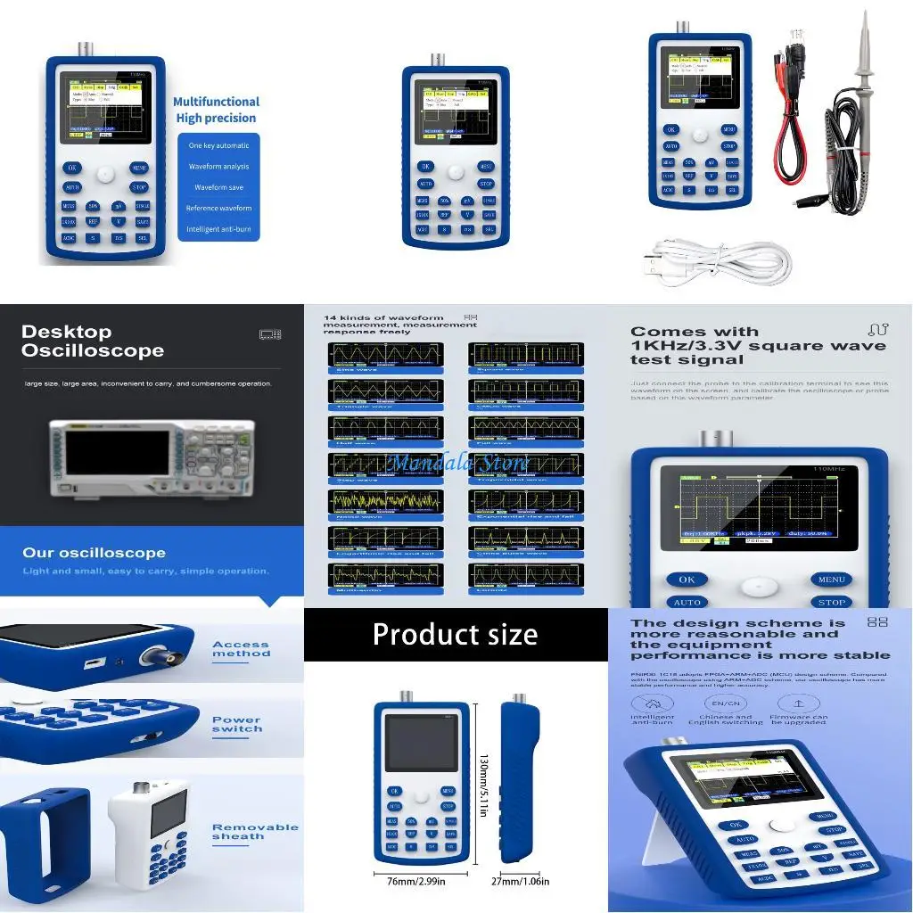 

U2JC Digital Oscilloscope with Frequency Converter for Accuracy Measurement