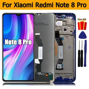 Bilashmart LCD Xiaomi Redmi Note 8 Pro Display with Frame Touch Screen Digitizer Assembly Redmi Note 8 Pro M1906G7I M1906G7G LCD
