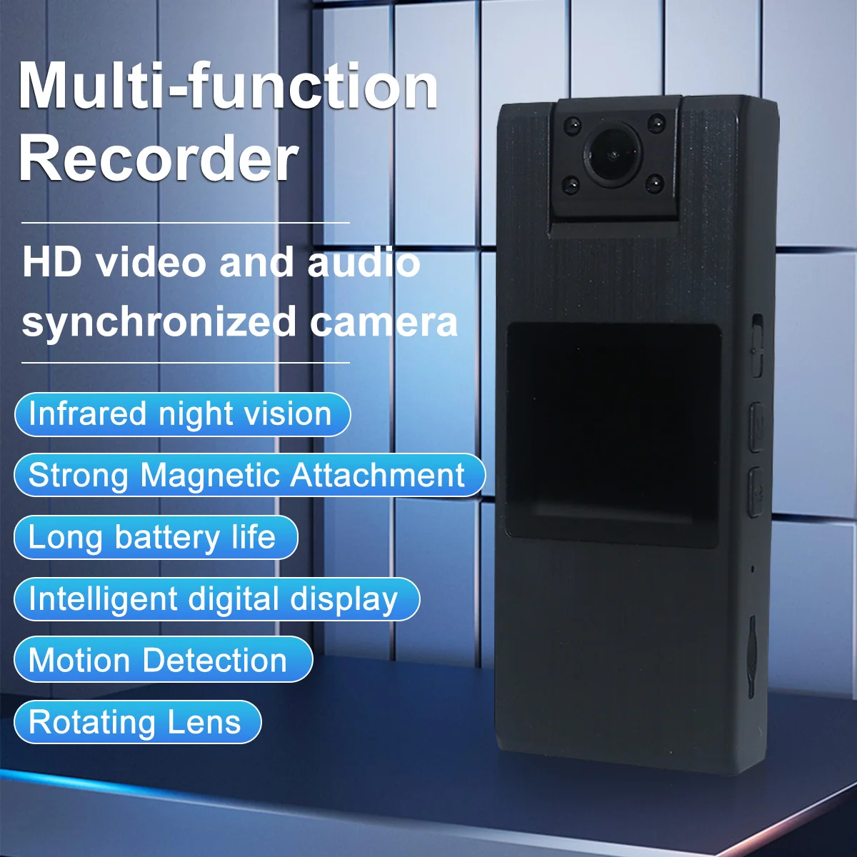 HD Camera Law Enforcement Recorder Portable Audio Video Motorcycle Riding Recorder Sports Camera