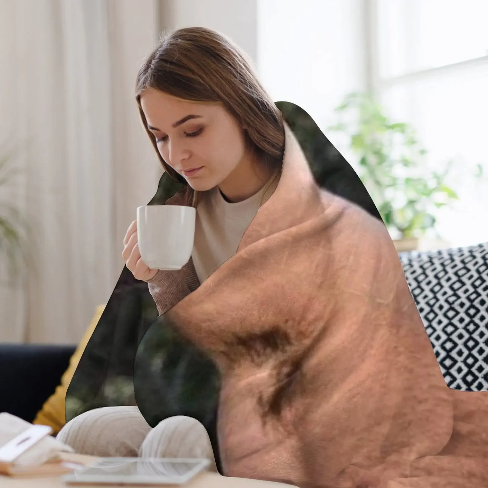 هنري كافيل رمي بطانية فاخرة بطانيات أريكة الزخرفية للطفل بطانيات هدية شخصية #3