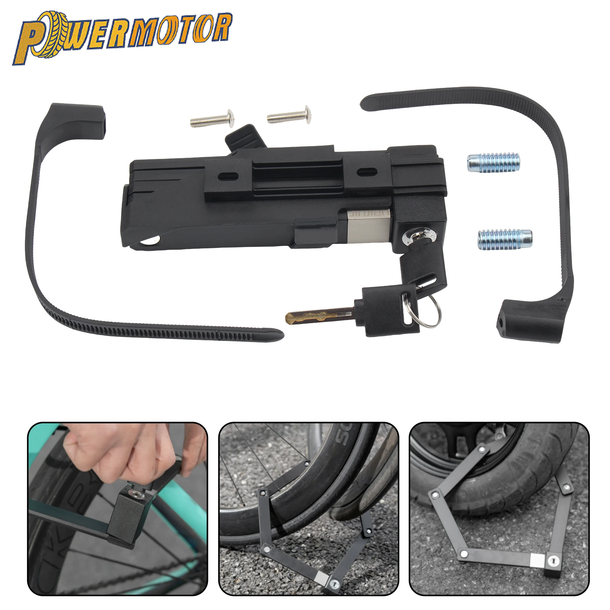 

Motorcycle Electric Bicycle Foldable Lock Chain Lock Mountain Bike Road Bike DirtBike Universal Portable Anti-Theft Chain Locks