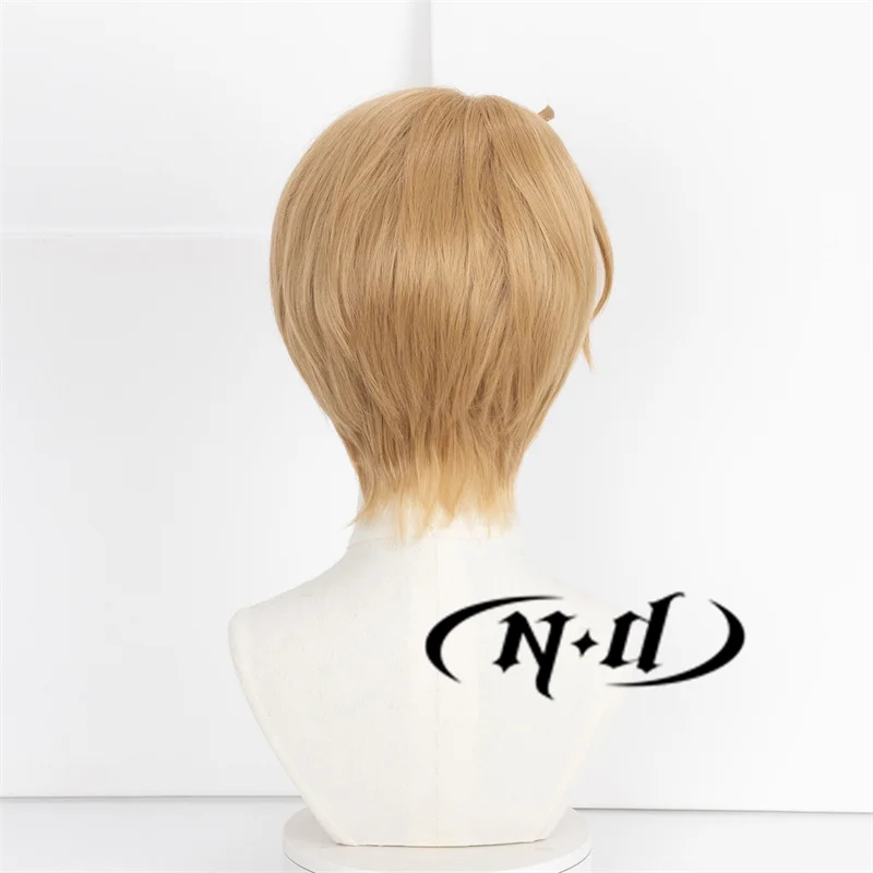 ND Alfred F. Jones Cosplay Wigs Hetalia America Anime Cos Hair Wigs for Costume Theme Comic Con Party Heat Resistant Synthetic
