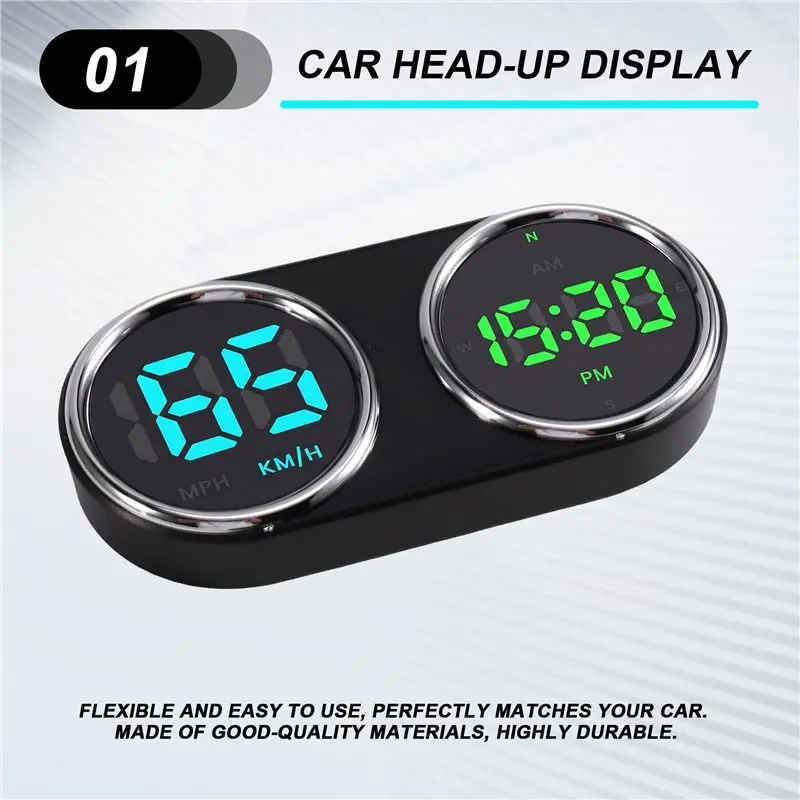 【AC77 Top !! 】Driving Gadget Car Head-Up Display 1 Set Universal For Cars,Speed Tracking Device