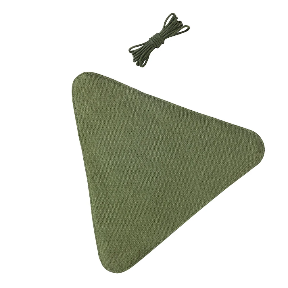 Portable Waterproof Fishing Stool Tripod Cloth Rope Green Camping Outdoor Sturdy Foldable Storage High Density Nylon