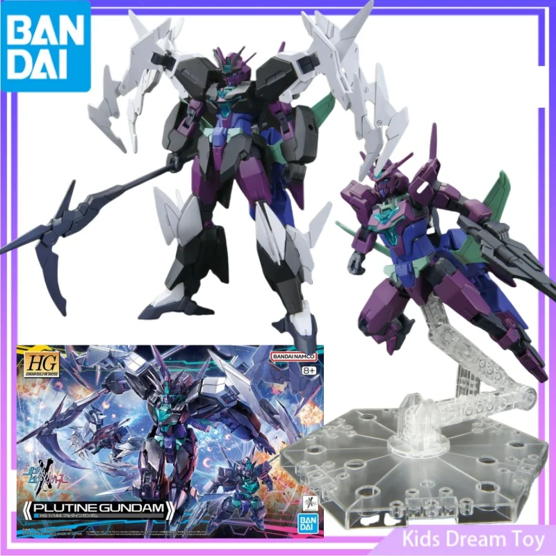 

Bandai в наличии Original HG 1/144 Женская фигурка PLUTINE GUNDAM, фигурки героев, коллекционные модели, подарки для мальчиков и девочек