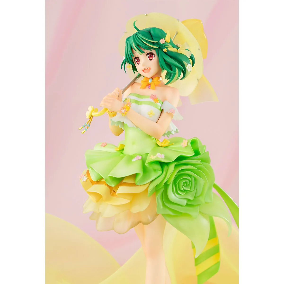 In Stock Original Bandai MegaHouse Lucrea MH Macross Frontier Ranka Lee Anime Kawaii Action Figure Gift PVC Model Toy Ornament