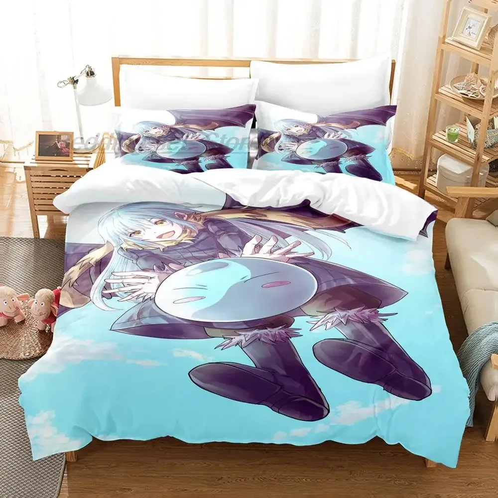 That Time I Got Reincarnated as a Slime Bedding Set Single Twin Full Queen King Size Bed Set Aldult Kids 3D Print Anime Cartoon