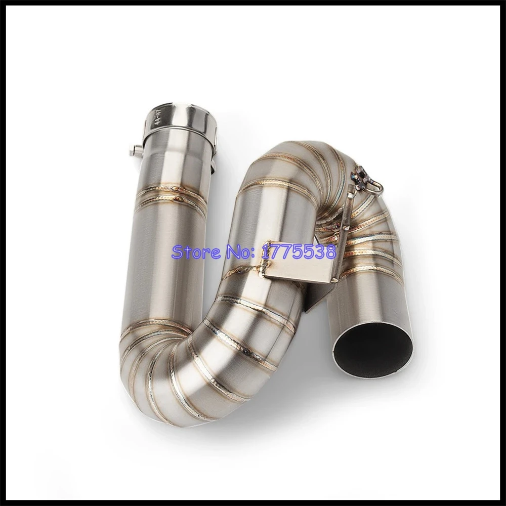 For Triumph Street Triple S 660 A2 2017-2022 Motorcycle Exhaust Middle Link Pipe Connect ID:51mm Exhaust Muffler