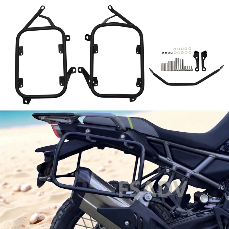 

For CFMOTO 450MT Saddlebag Side Toolbox Brackets Top Case Luggage Panniers Rack 450-MT 450 MT 2024 2025 Motorcycle Accessories