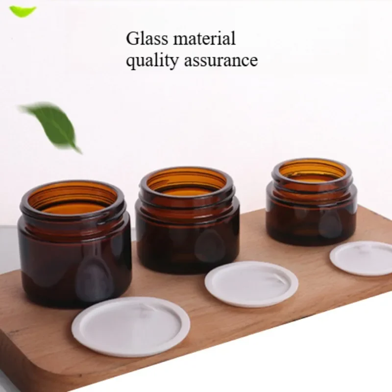 3/5 قطعة 5 جرام-100 جرام زجاجة كريم تان داكن زجاجة منفصلة زجاجة فارغة حاوية مستحضرات التجميل زجاجات إعادة الملء كريم وجه صندوق كريم عين #2