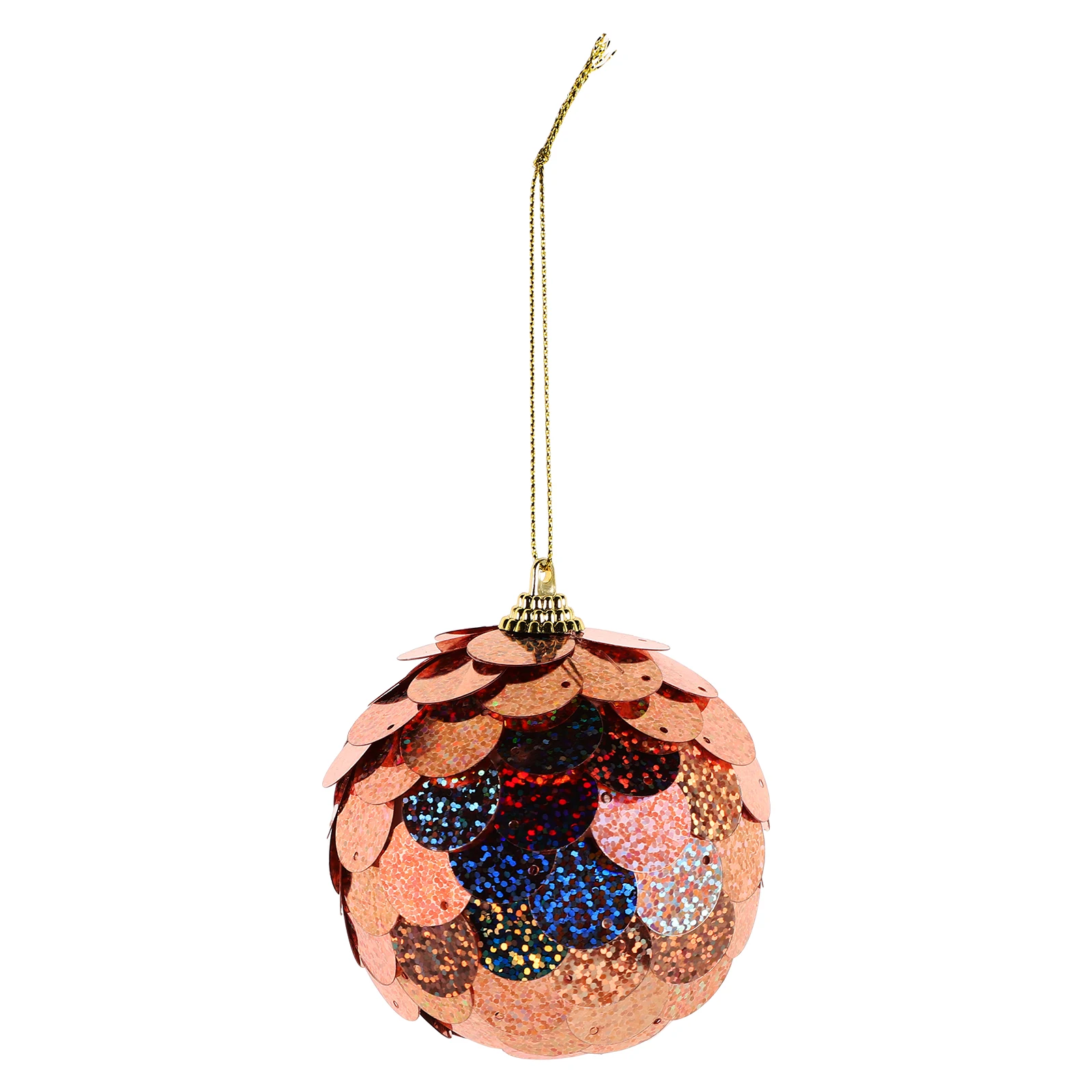 

Christmas Tree Colorful Sequin Hanging Ball Plastic Glitter Halloween Ornaments