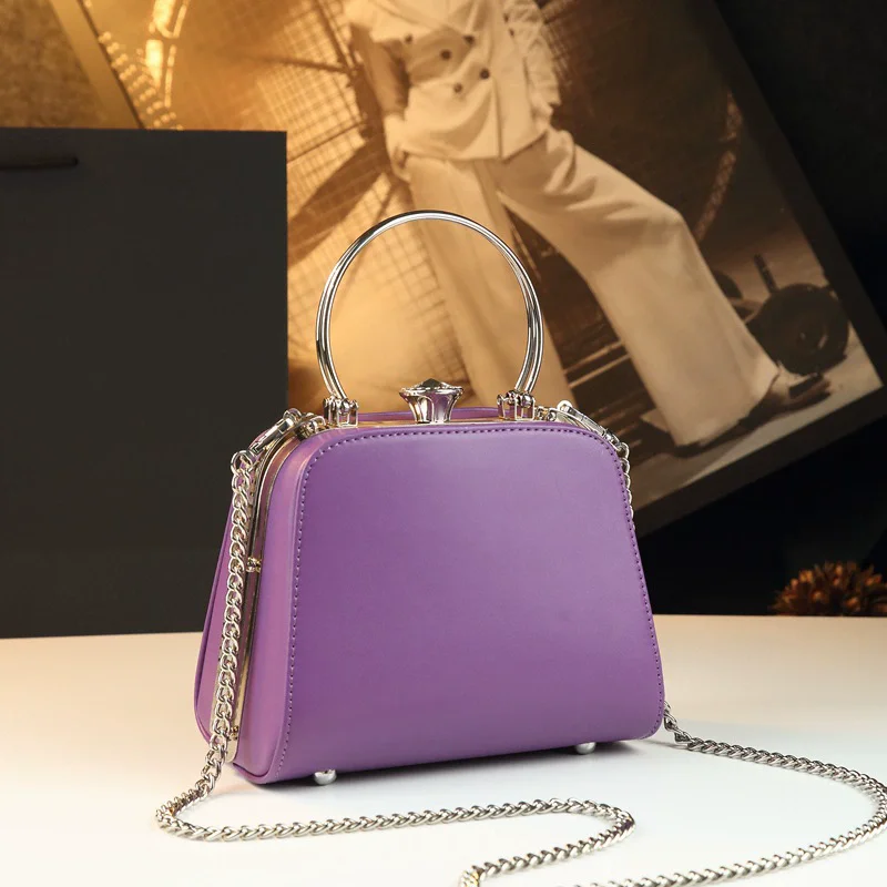 

Сумочка весна и лето, новая кожаная цепочка со стразами, сумка через плечо на одно плечо, банкетное платье, модная женская сумка