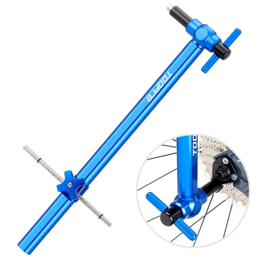 Durable Aluminum Alloy Bike Hook Aligner 360° Rotation Lightweight Bike Tail Hook Blue Alignment Corrector MTB Bike