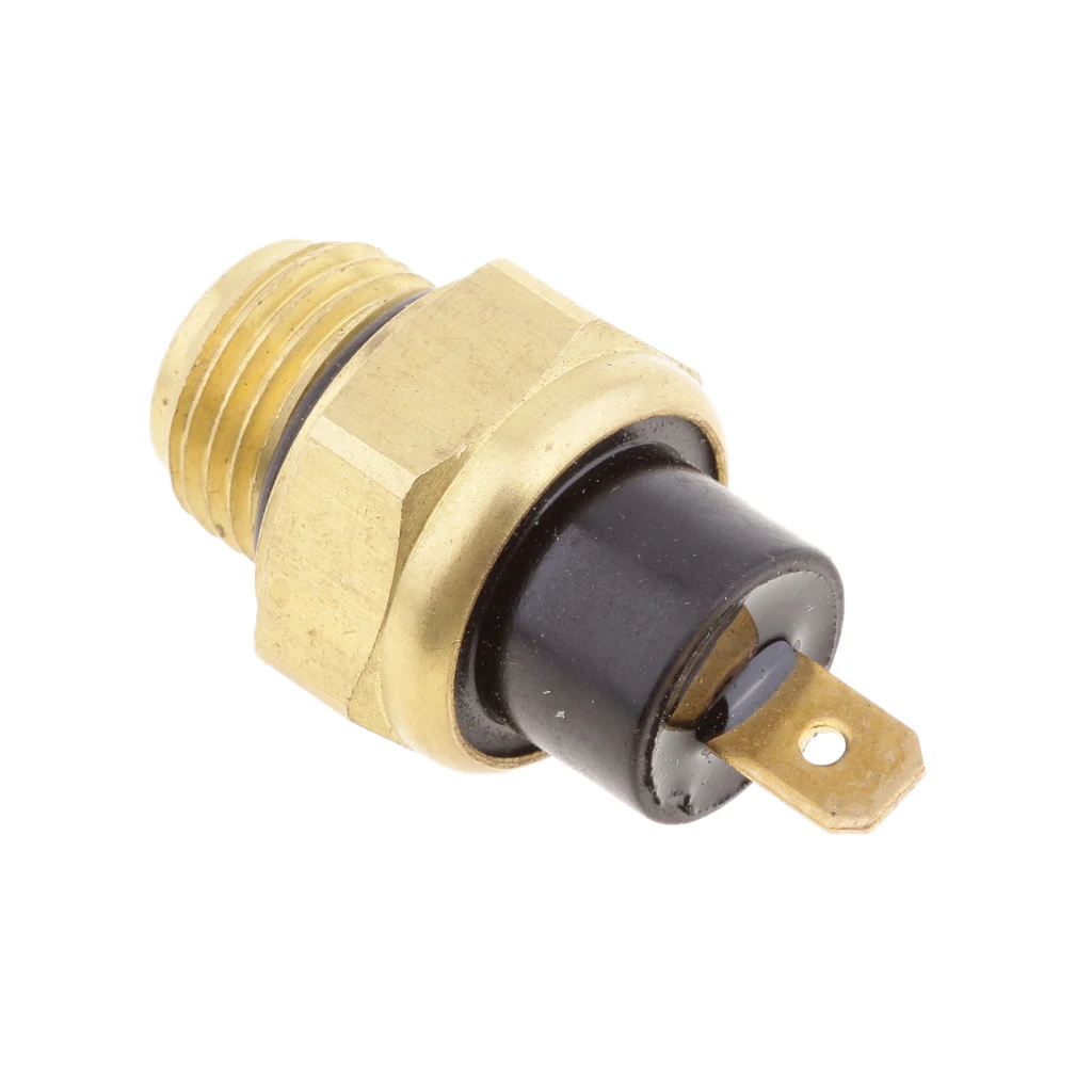 Water Temp Fan Switch Sensor Aluminum Alloy Thermostat Replacement for Honda CB400 CBR 400RR NC29 Motorbike Radiator
