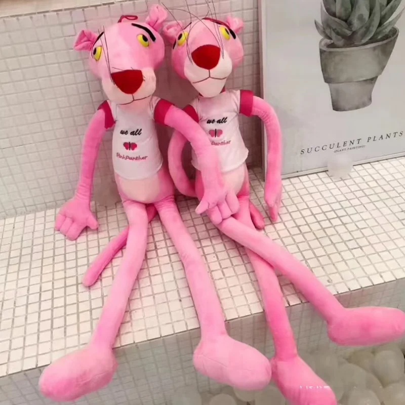 ตุ๊กตาเสือดาวสีชมพูน่ารัก ขนาด 60 ซม.~180 ซม. ของเล่นตุ๊กตาผ้ากำมะหยี่นุ่ม ของเล่นเด็ก ของขวัญคริสต์มาส