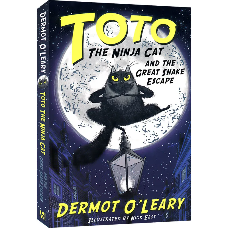 Toto The Ninja Cat Vol.1-5 Original English Bridge Books Illustrated Chapter Novels for Kids Age 6-9