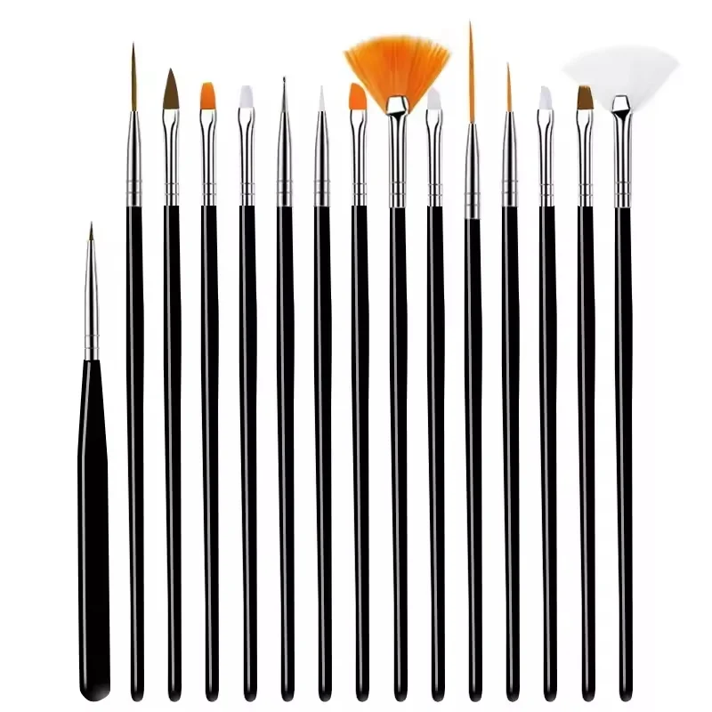 

Nail Brush Set, UV Gel Nail Brushes, Including Dotting Brushes, Carving, Painting, and Gradient Brushes