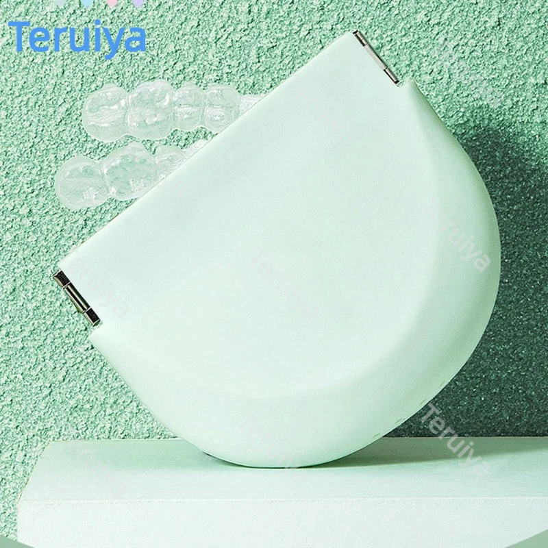 5Pcs Silicone Denture Retainer Case | False Teeth Storage