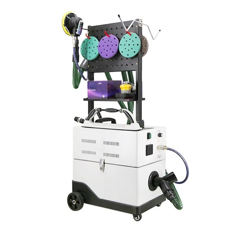 

Pneumatic grinder Automobile dust-free dry grinder Putty paint Electric atomic ash vacuuming spray paint Sandpaper air grinder