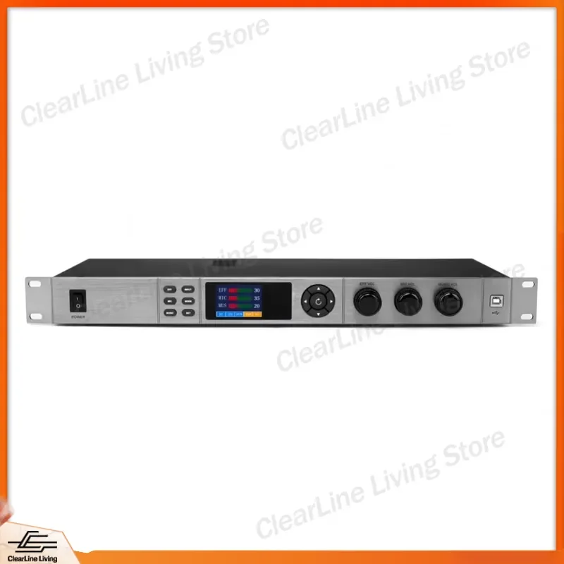 Digital Signal Processor DSP Audio Crossover Loudspeaker Management System KTV Professional Sound Effects Processor Equalizer