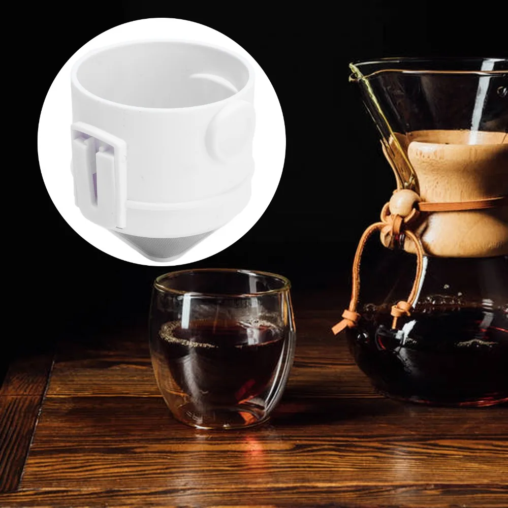 Stainless Steel Coffee Filter Foldable Ultra Fine Drip Stainless Steel Coffee Filter Reusable Paperless Pour Over Coffee Dripper