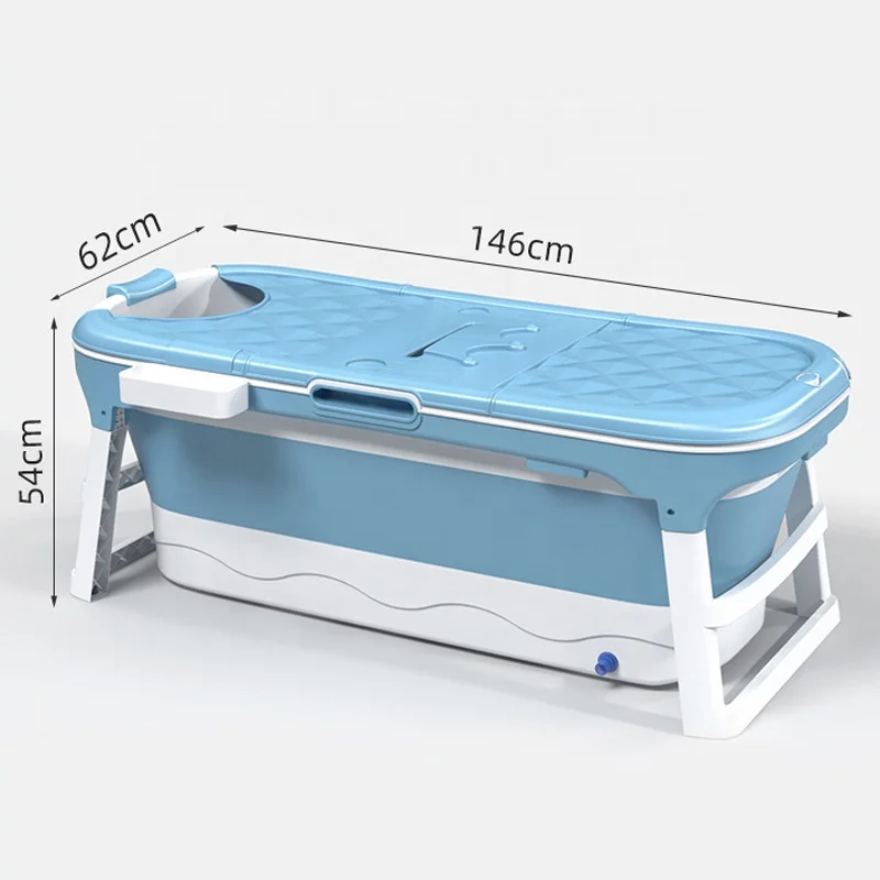 Biggest adult folding bathtub with large size 1460 MM  portable folding bathtub