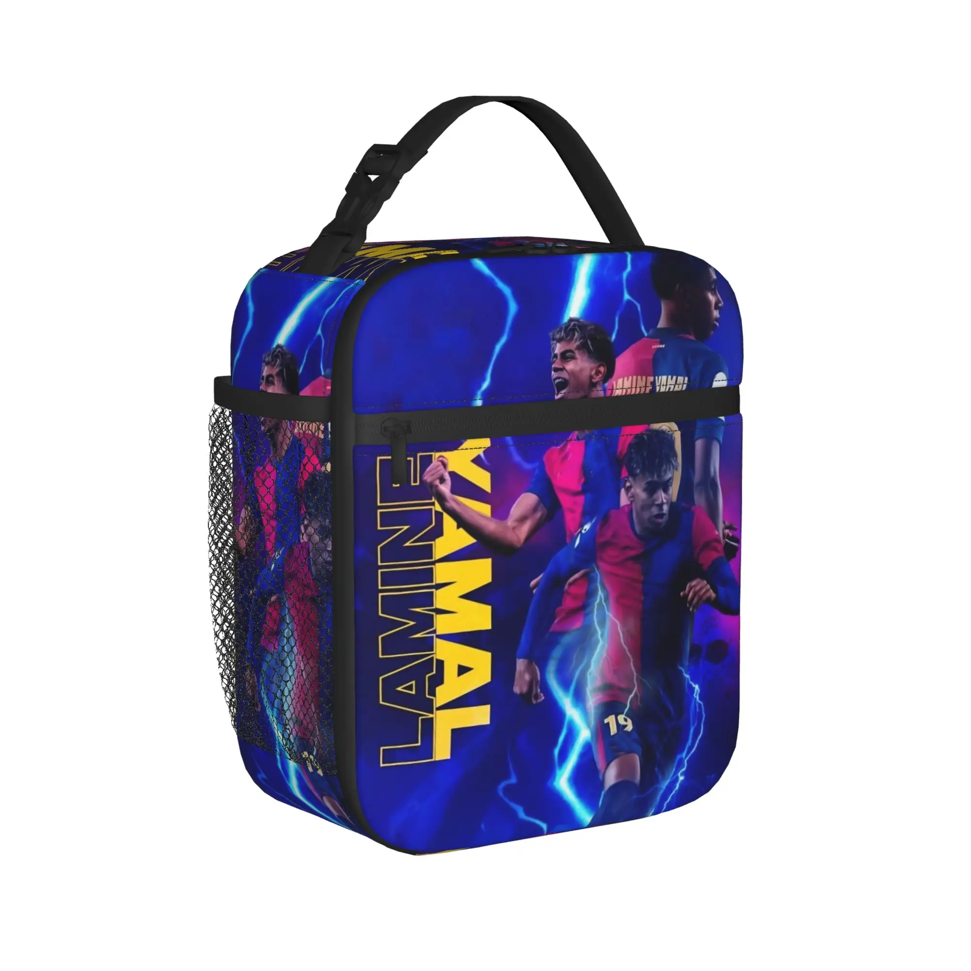 Lamine Y-Yamal Insulated Lunch Bag Portable Football Soccer Reusable Thermal Bag Tote Lunch Box Beach  Travel Girl Boy