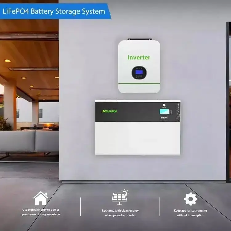 5kwh 10KWh Solar System 48v LiFepo4 Batteries PowerWall  Battery 51.2v 300ah 15KWh 100ah 200ah Solar Battery view 5