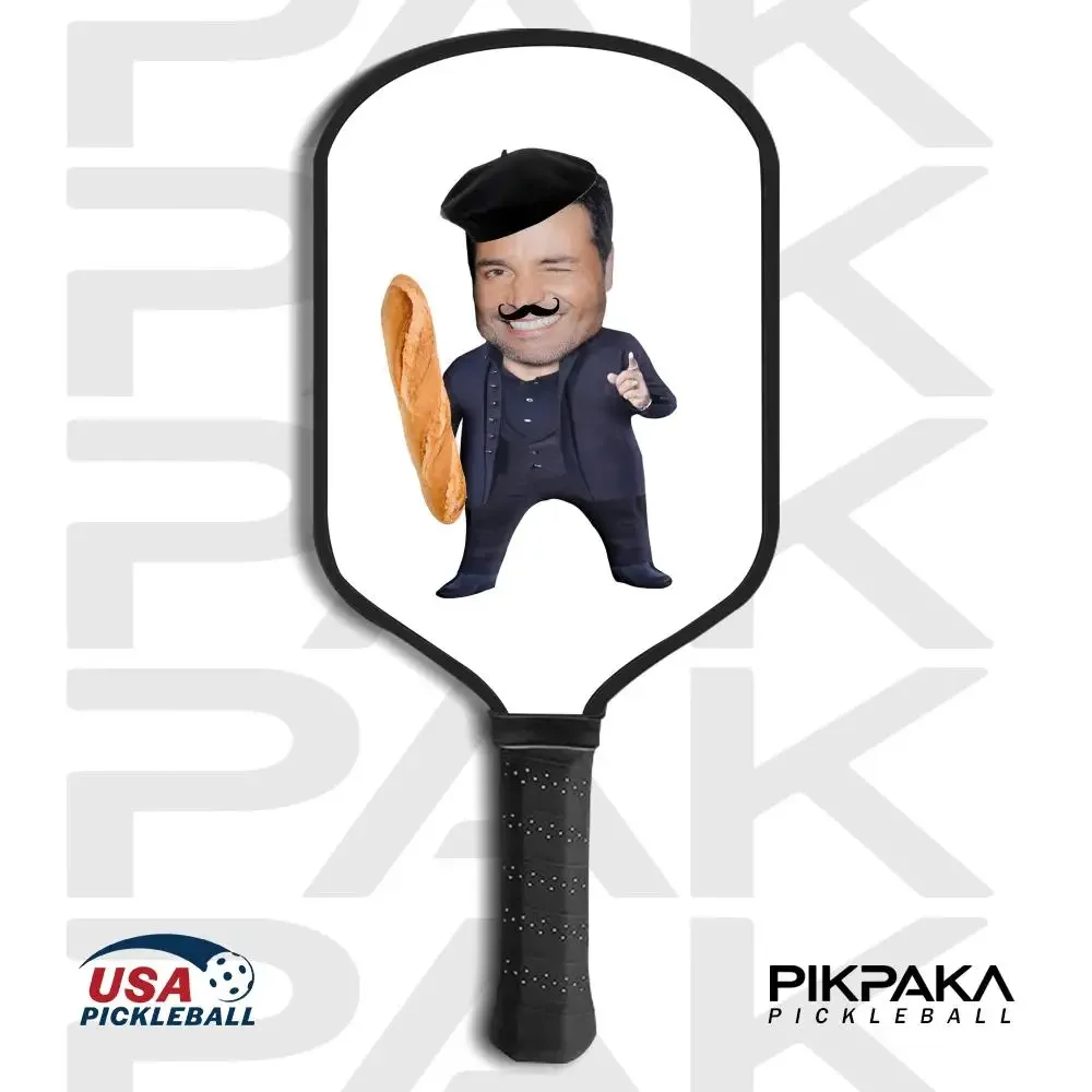 

C-Chayanne Chiquito M-Meme Pickleball Paddle USAPA Approved T700 Carbon Fiber Unibody Thermoformed with 16MM Honeycomb CorePower