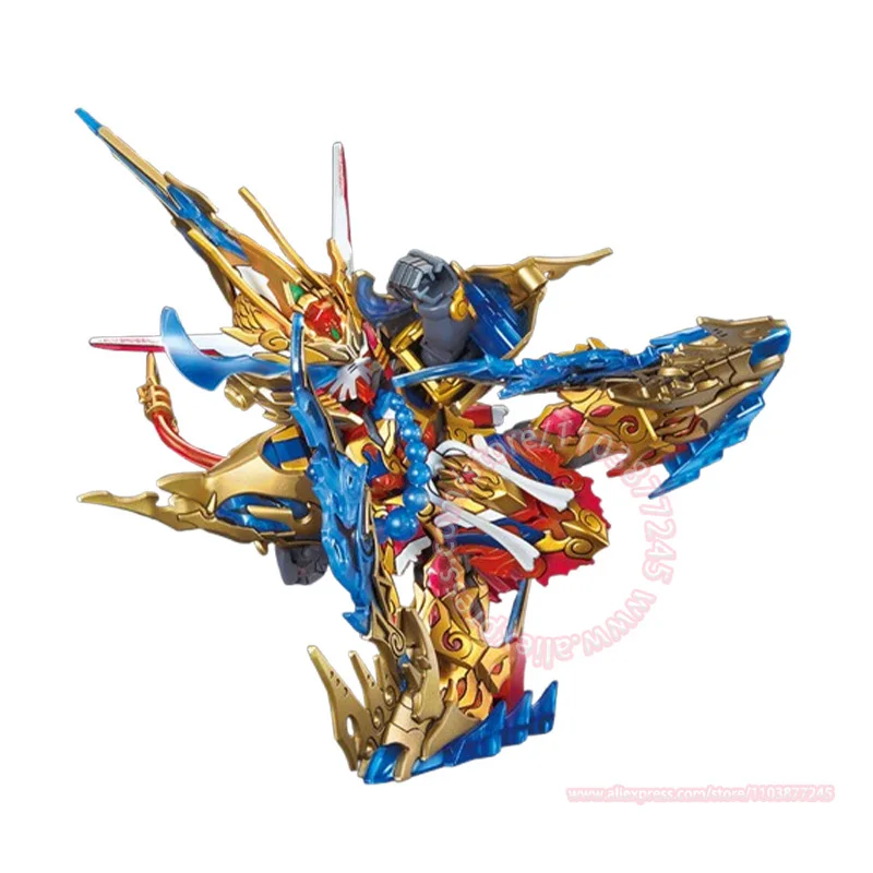 BANDAI SDW HEROES WUKONG IMPULSE GUNDAM DX SET BB Warrior versión Q modelo colección adornos periféricos de animación ensamblados