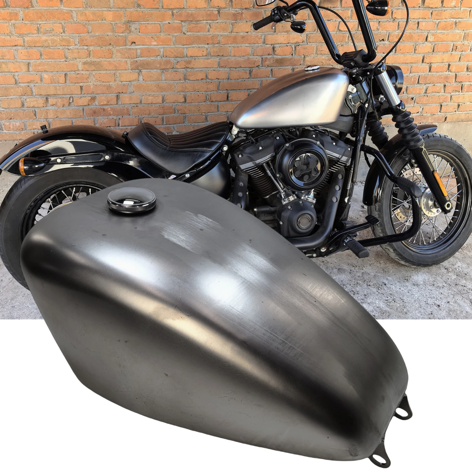 

12L Motorcycle Petrol Oil Gas Fuel Tank For Harley Street Bob Fxbb 2019-2024