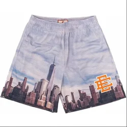 Short en maille imprimé floral classique pour homme, short de sport, short de plage, basket-ball, salle de sport, été, nouveau