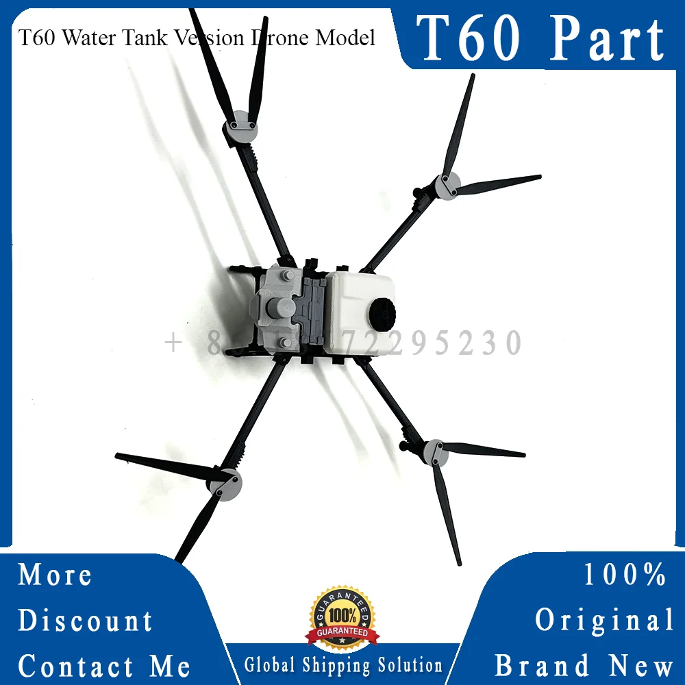 Dji T60 Spreader/Spray Tank Version Agricultural Drone Model Ornaments Collections Brand New for Children's Day Gift