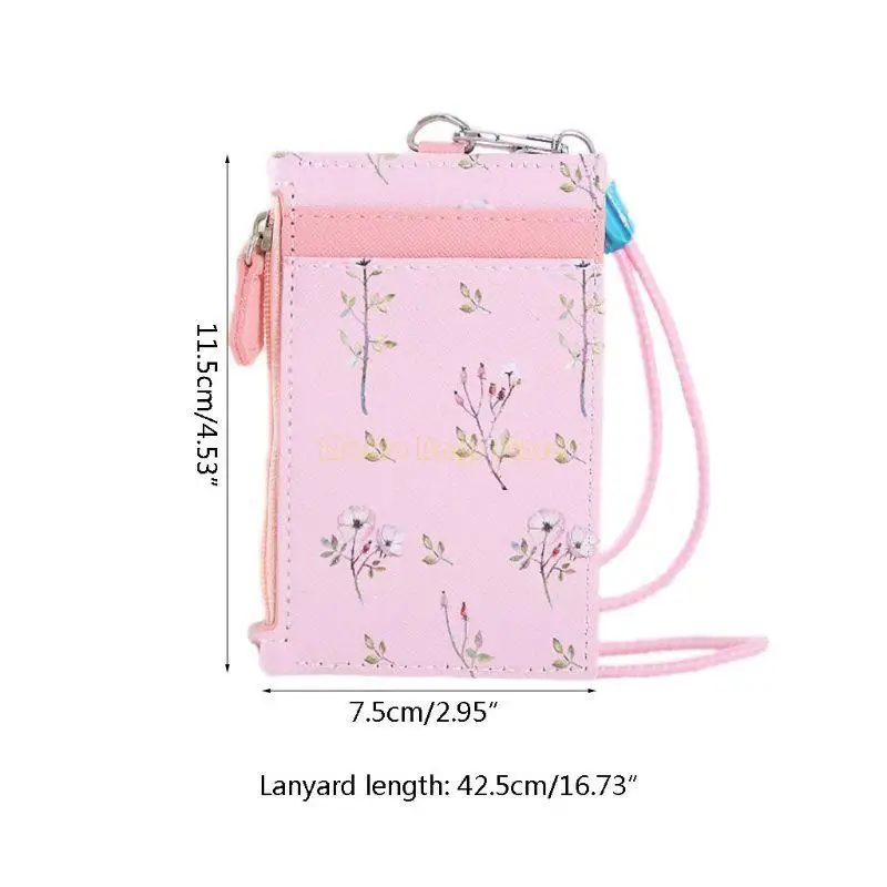 x90d 휴대용 가죽 카드 신용 지갑 배지 홀더 코인 포켓 지갑