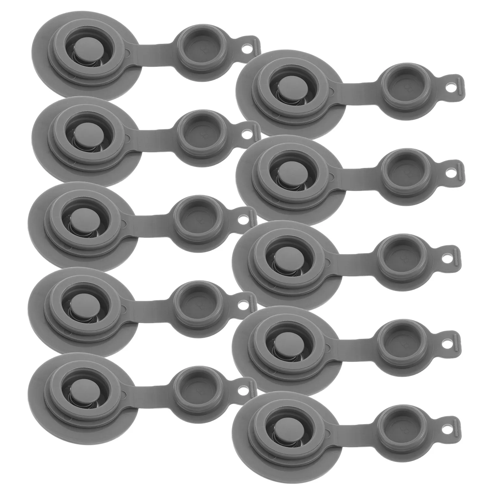 10Pcs Inflatable Mattress Air Valve Leakproof Tpu Replacement Plug Airtight Deflation Nozzle for Camping Travel Pillow Air Bed