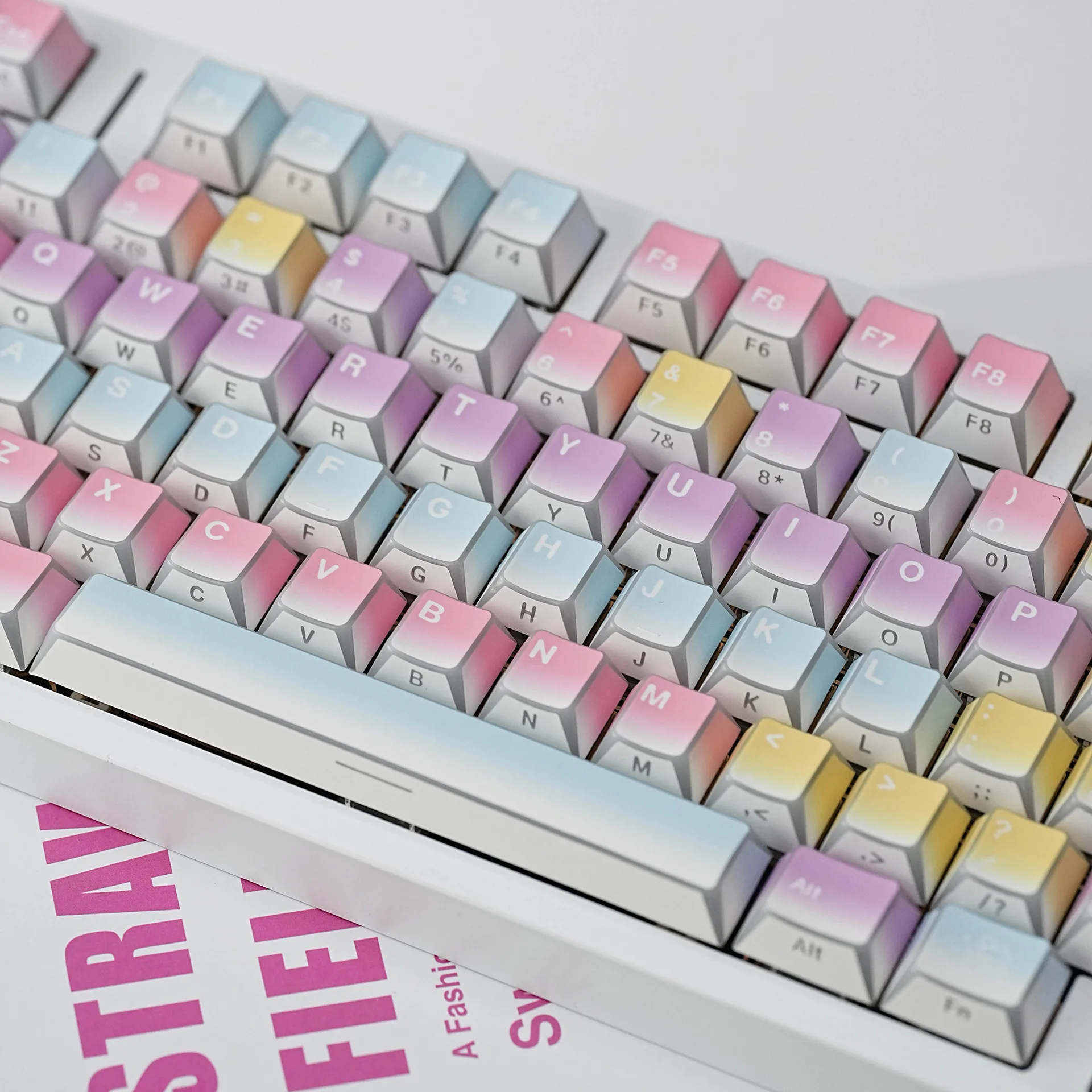 137 Keys Dye‑sub Keycap Set LAS Profile Custom Replacement Caps for Multilingual Layout Mechanical Keyboard Upgrade Key Caps