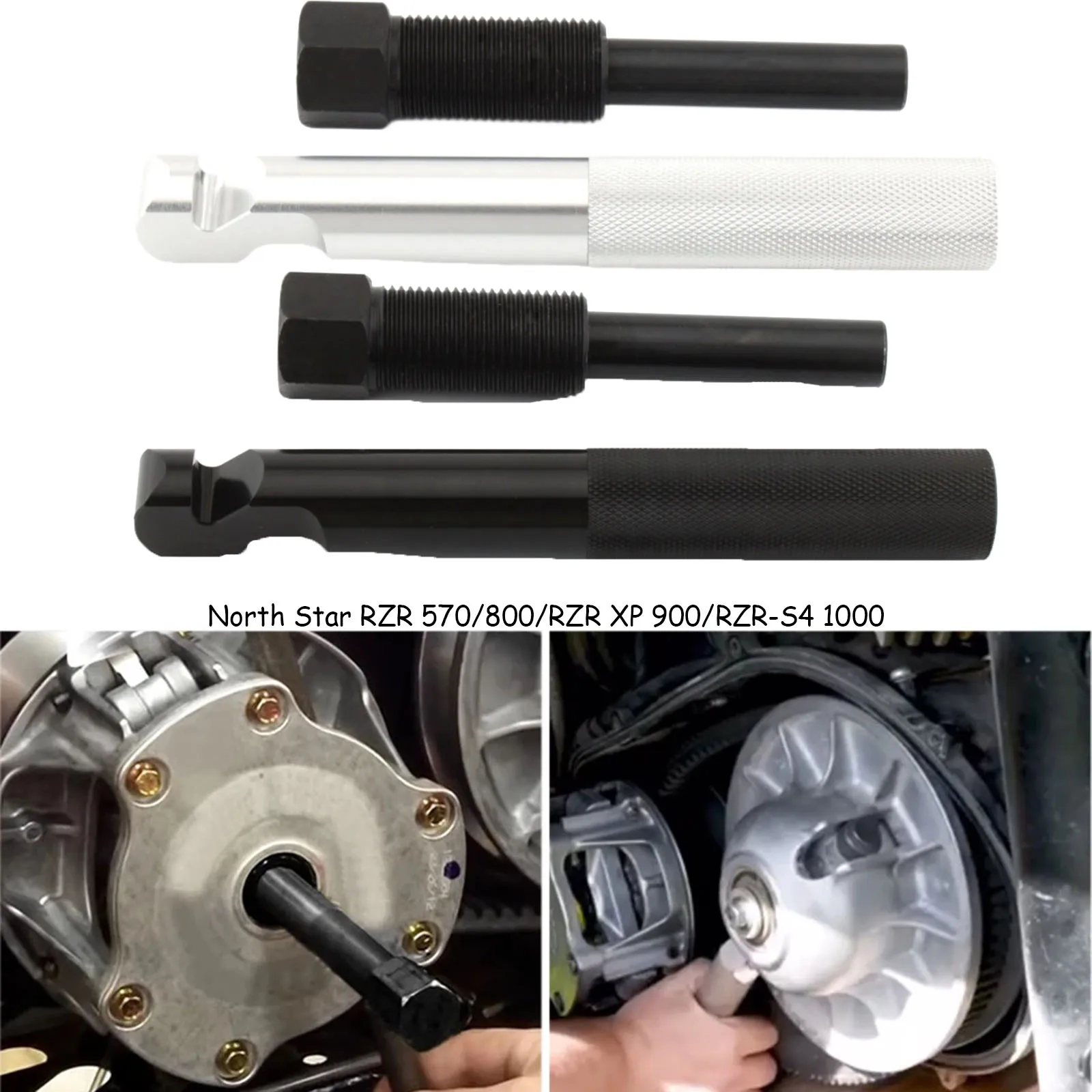 

Motorcycle Aluminum Clutch Puller & Belt Change Pull Turbine Belt Removal Tool For Polaris RZR 570/800/RZR XP 900/RZR-S4 1000