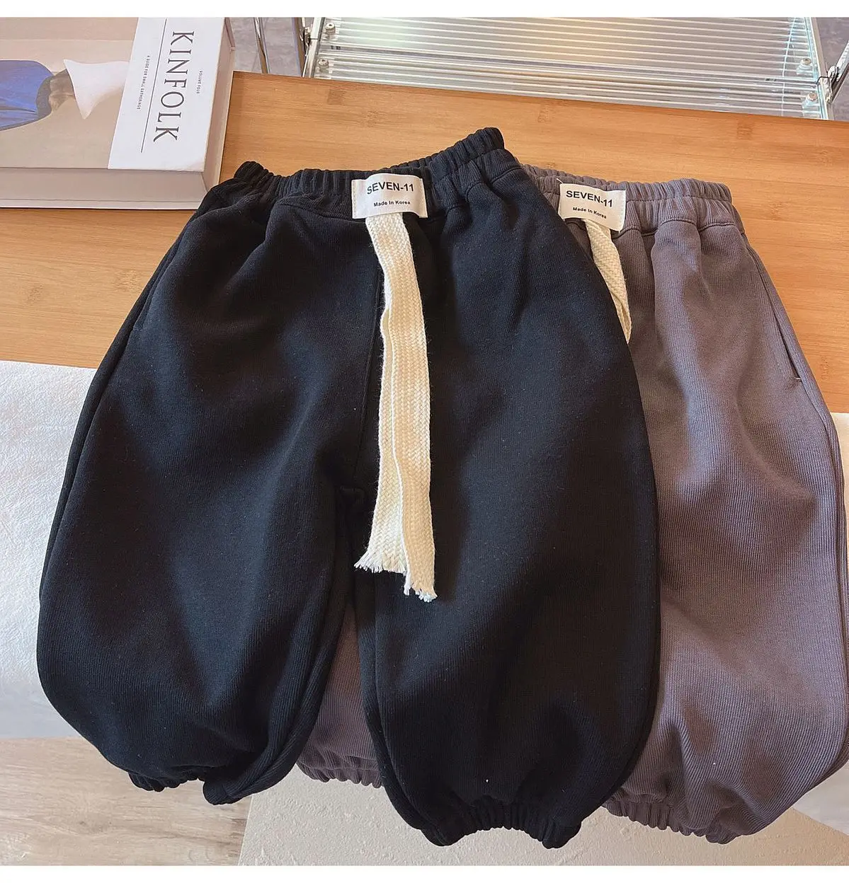 RAISE 2025 Frühling Herbst Kinder Jungen Hosen 1-8 Jahre Kinder Lose Beiläufige Jungen Sport Hosen Solide Vielseitige Kleinkind jungen Hosen – Detail 5