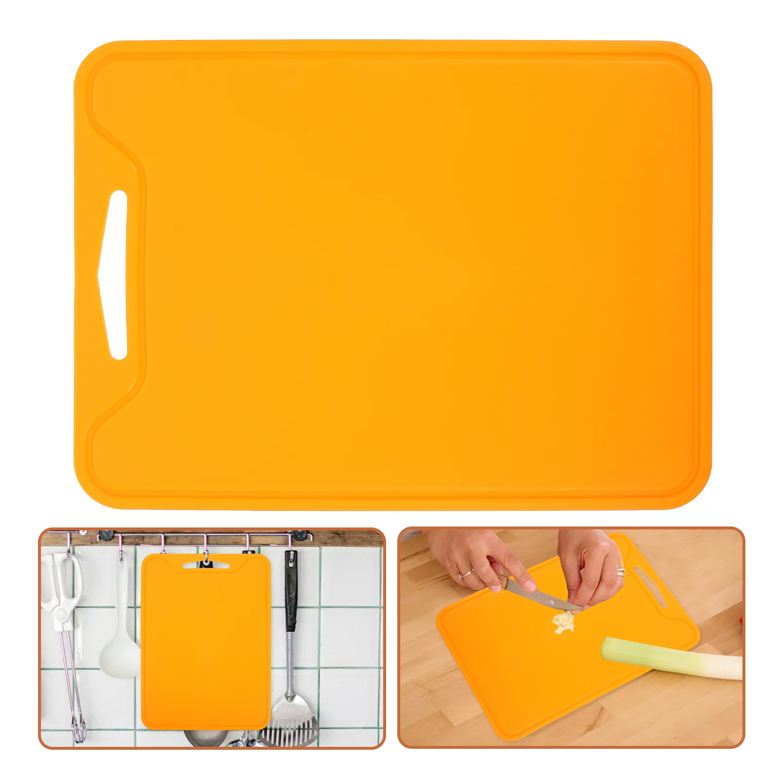 

Wash Non-slip Cutting Board Food Chopping Hanging Kitchen Supply Vegetable Tool Silica Gel Meat