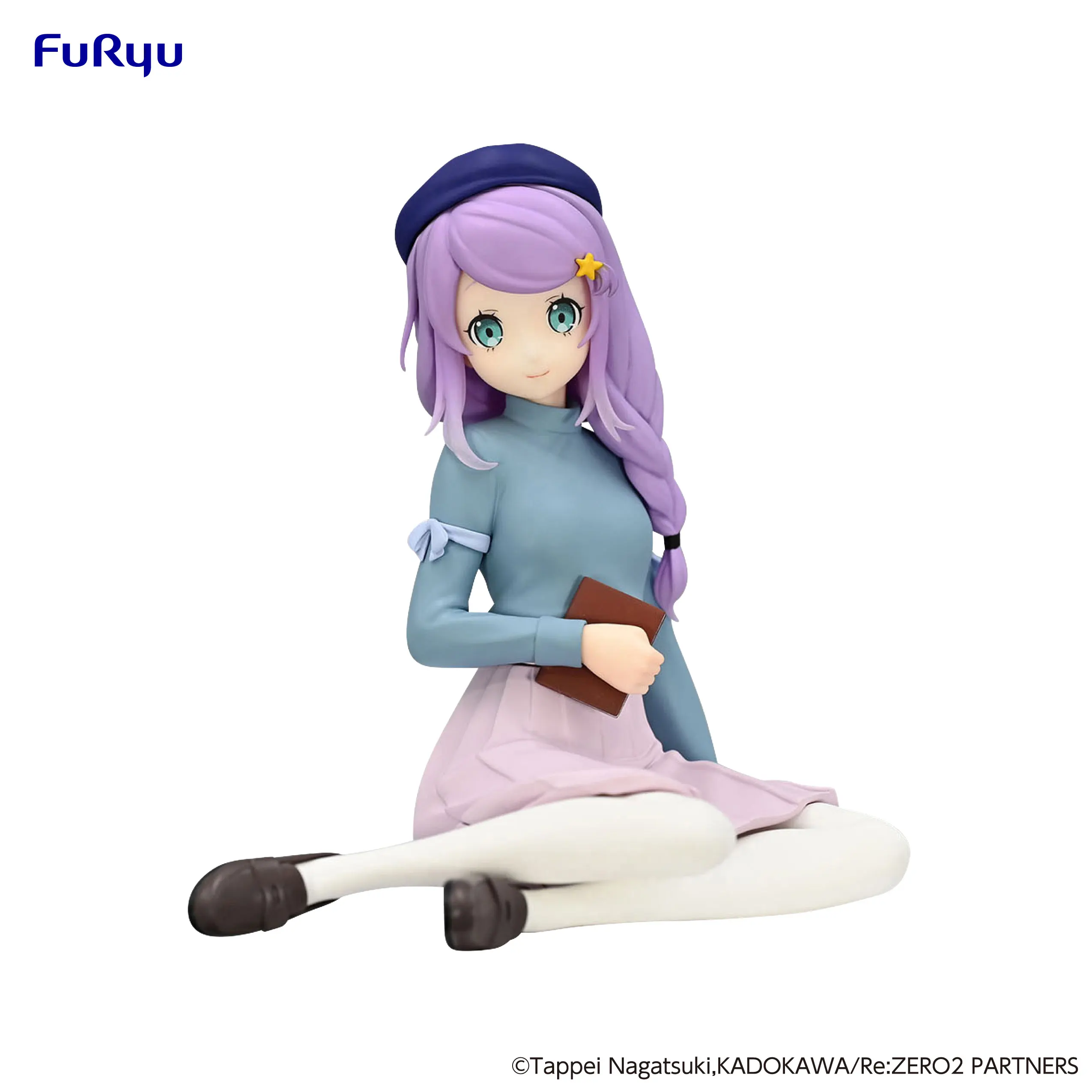 FuRyu Re:ZERO -Starting Life in Another World Anime Anastasia Book Girl ver Noodle Stopper Figure Action Figures Model Figurine