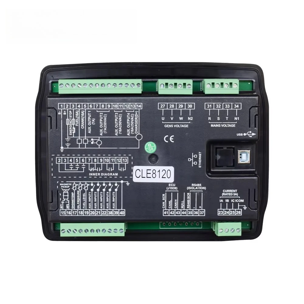 Module de commande CLE8120N pour générateur diesel série ZHONGLING, contrôleur électrique, panneau de commande automobile