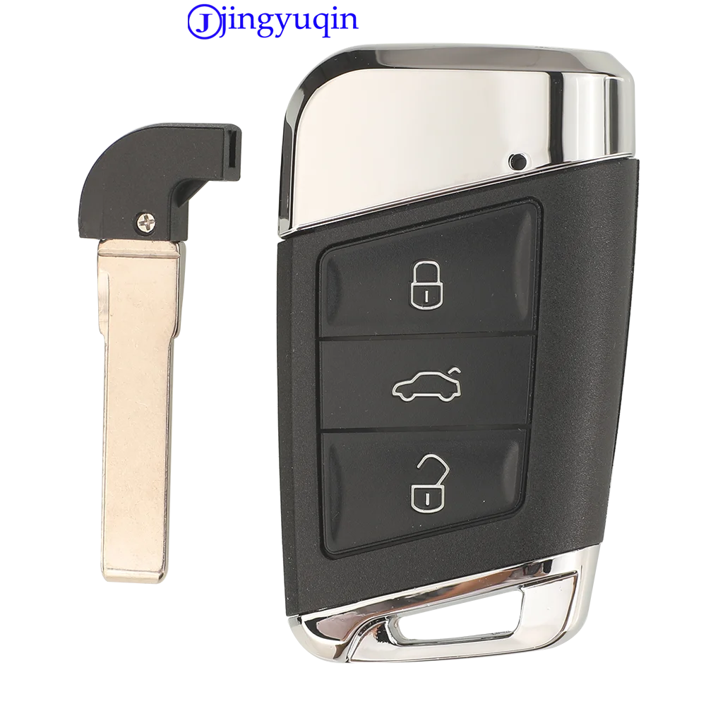 Jingyuqin تعديل 434MHZ MQB48 التحكم عن بعد في مفتاح السيارة لشركة فولكس فاجن فولكس فاجن باسات البديل Magotan B8 سوبيرب سكودا A7 2015-2020