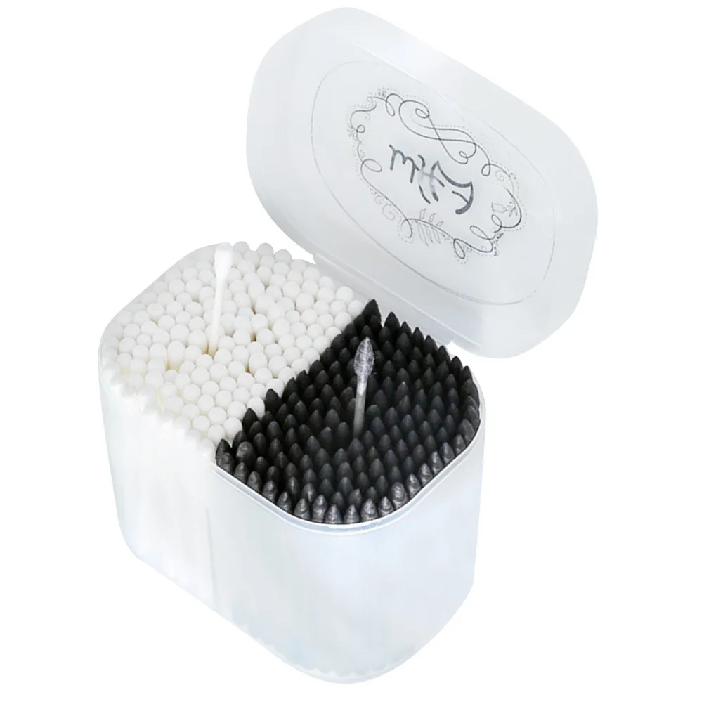 300 قطعة مسحات قطنية ممتازة يمكن التخلص منها نصائح مزدوجة مدببة لتنظيف المكياج أدوات متعددة الوظائف للسفر للاستخدام المنزلي