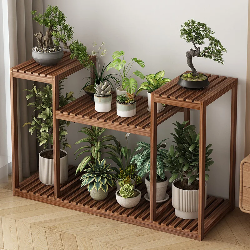 

Fashion Aesthetics Balcony Flower Modern Simple Living Room Indoor Designer Plant Display Shelf Organizer Muebles Furniture