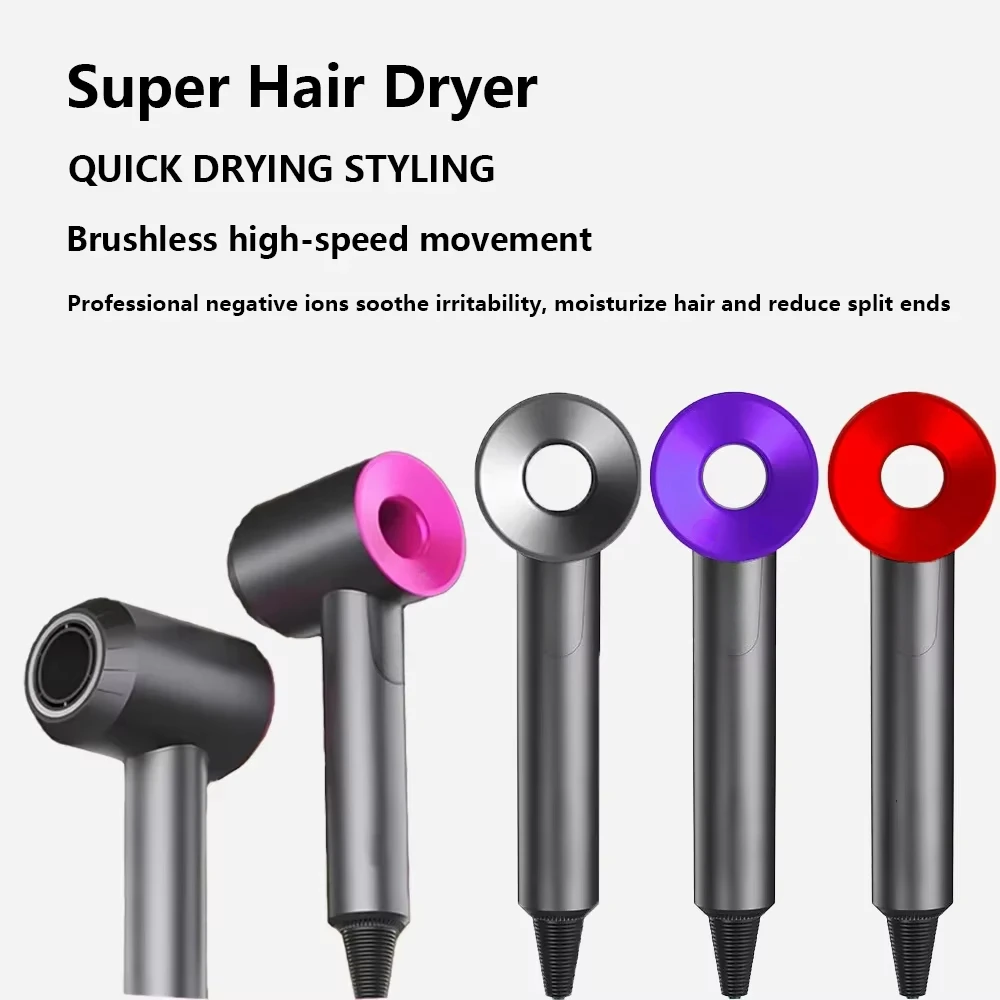 5 in 1 Multifunction Hair Dryer Constant Temperature Hair Care Ionic Blow Dryer Electric Leafless Hair Dryer For Salon Household