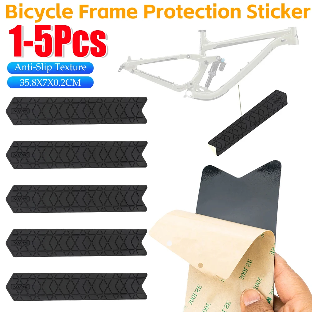 

1-5PCS Bicycle Frame Protection Sticker Bike Guard Stickers Self-Adhesive Cover Anti-Scratch Frame Protector Bicycle Accessories