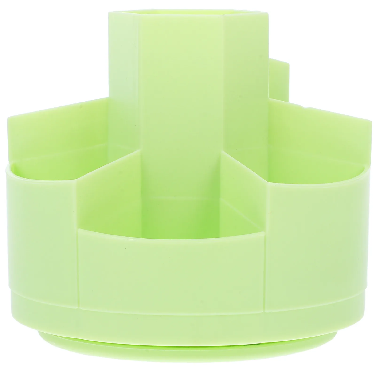 Rotatable Plastic Pen Holder Brush Storage Organizer 360 Degree Pencil Cup Office Makeup Brush Holder Multi