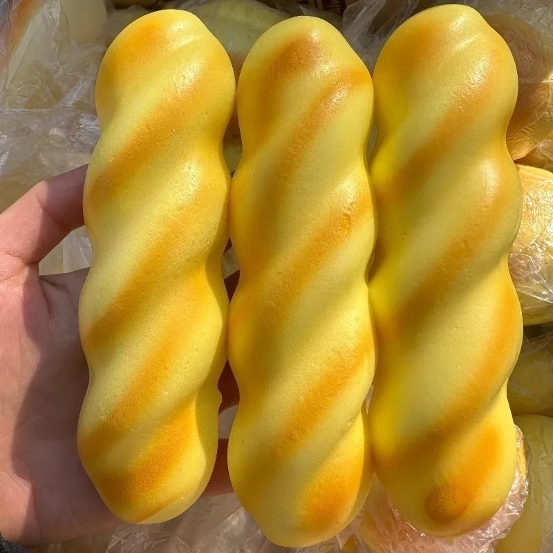 Nass-Weiche Gedrehte Teig-Sensorik-Fidget-Spielzeuge: Quetschbares Simuliertes Brot-Spielzeug für Erwachsene, Handübungs-Quetschgeschenke – Detail 3